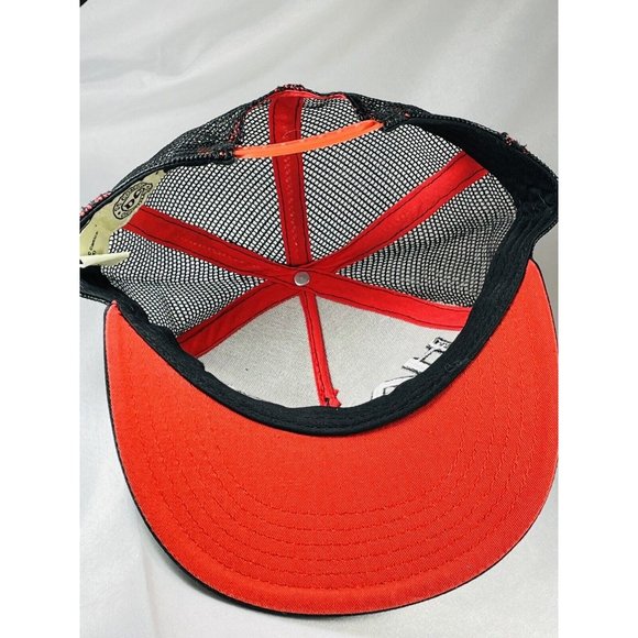 DC Comics Harley Quinn Mesh Trucker Hat Adjustable Black Red Snapback Cap - Picture 9 of 11